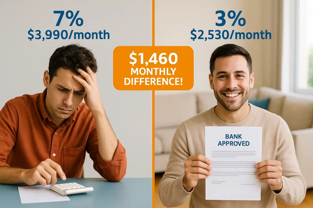 Interest drop effect in property sales